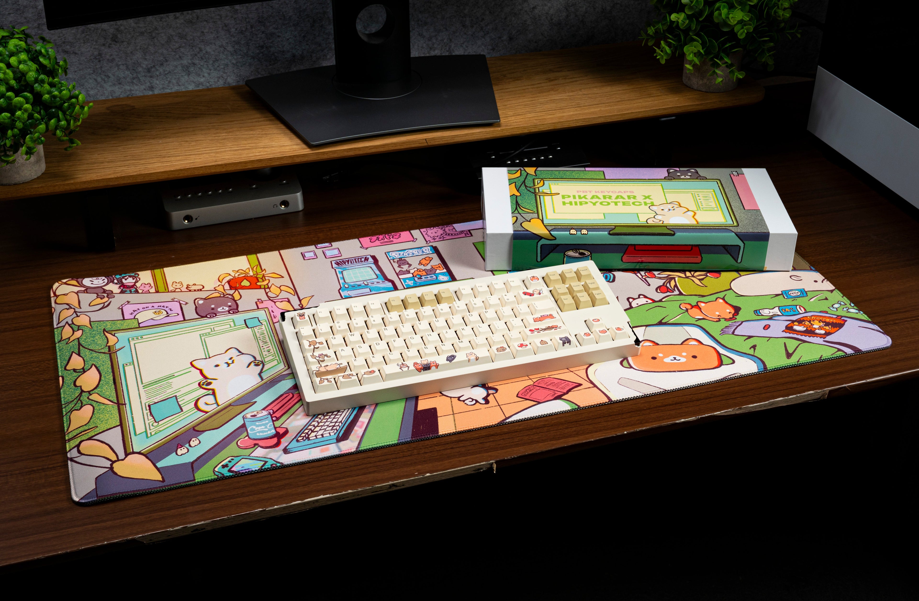 Pikarar x Hipyo Tech PBT Keycaps