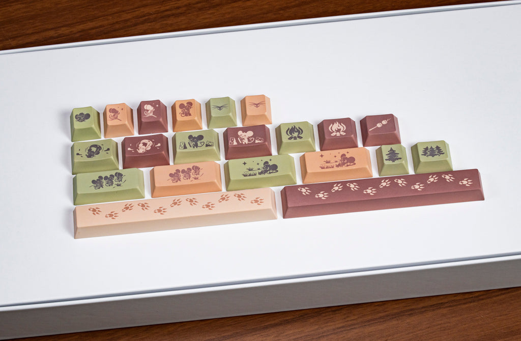 Field Mouse PBT Keycaps