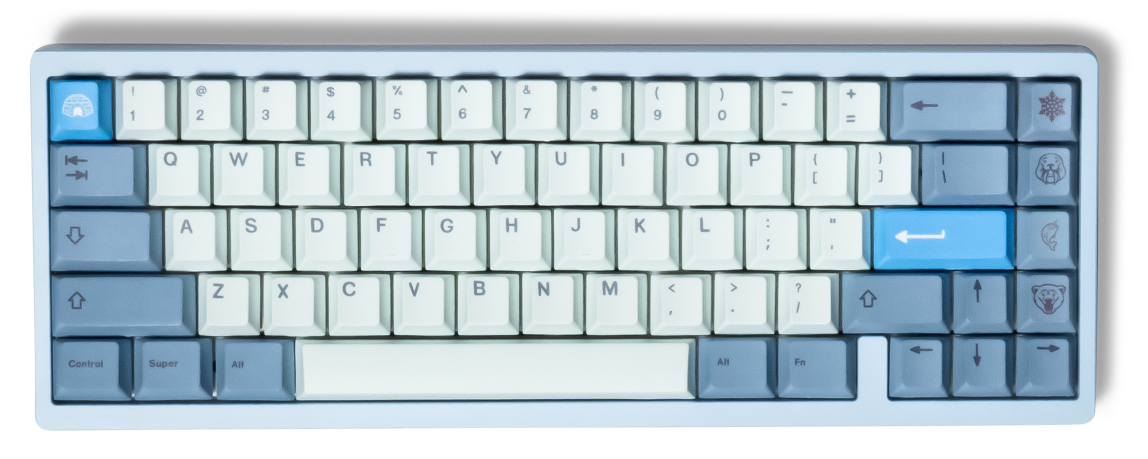 Arctic PBT Keycaps
