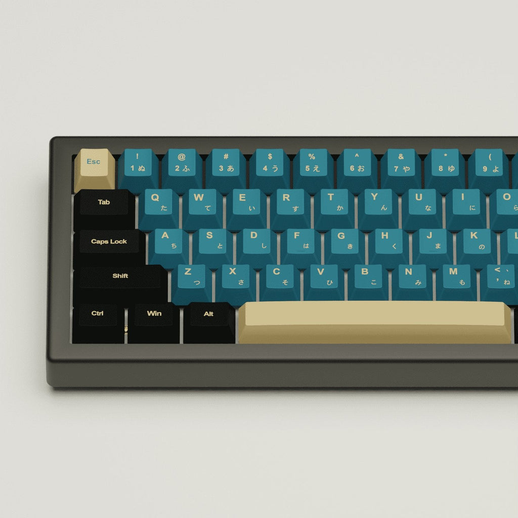 Blue Samurai Design Keycaps and Mechanical Keyboard