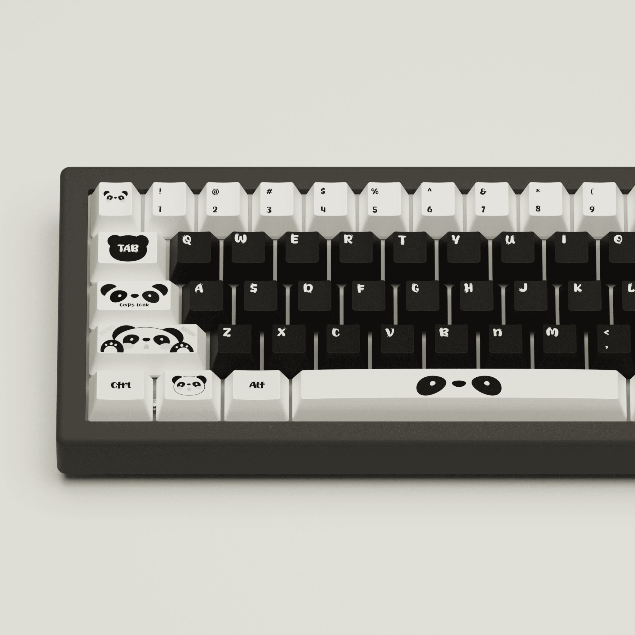 Panda Design Keycaps and Mechanical Keyboard