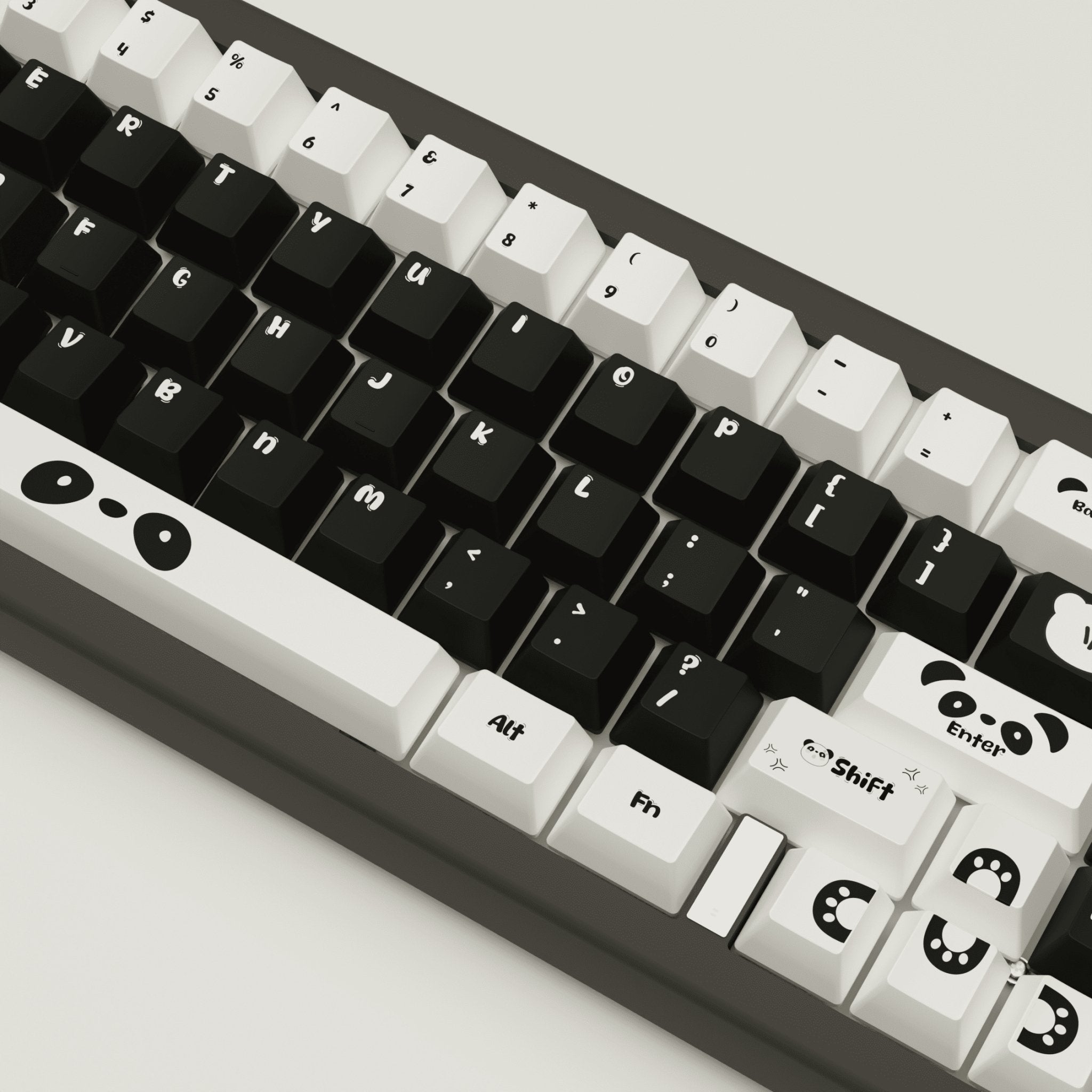 Panda Design Keycaps and Mechanical Keyboard