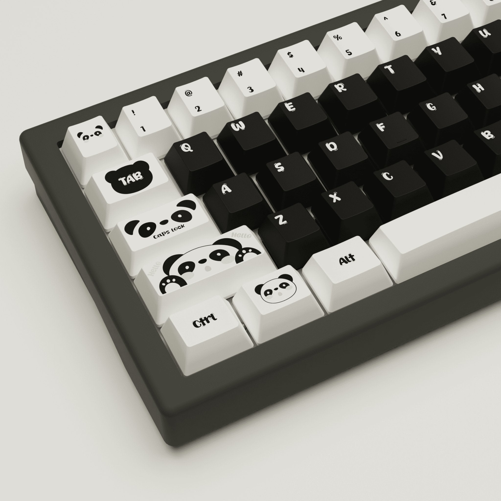 Panda Design Keycaps and Mechanical Keyboard
