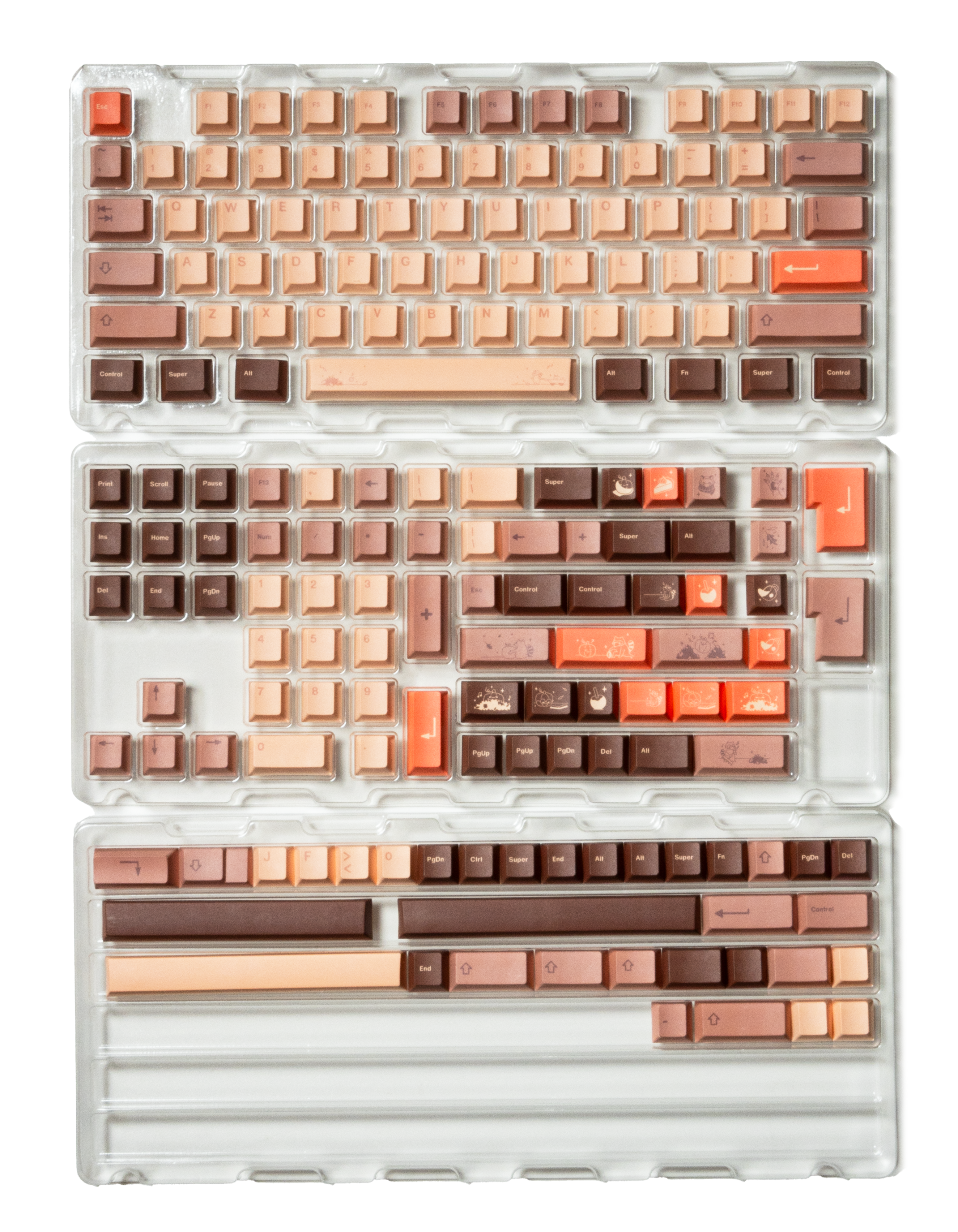 Pumpkin PBT Keycaps